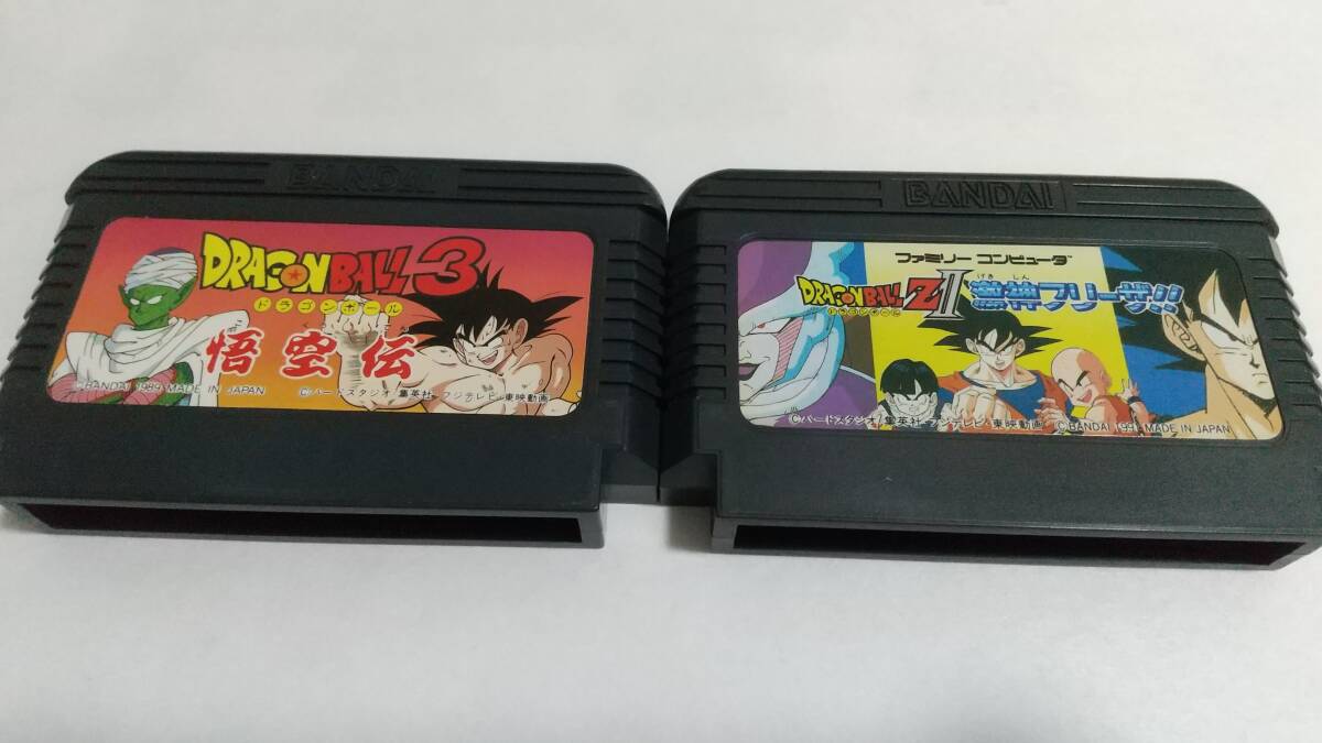 【送料込み】FC　ドラゴンボール 神龍の謎 & 大魔王復活 & 悟空伝 & ZⅡ激神フリーザ & ZⅢ 烈戦人造人間 & 外伝 サイヤ人絶滅計画_画像5