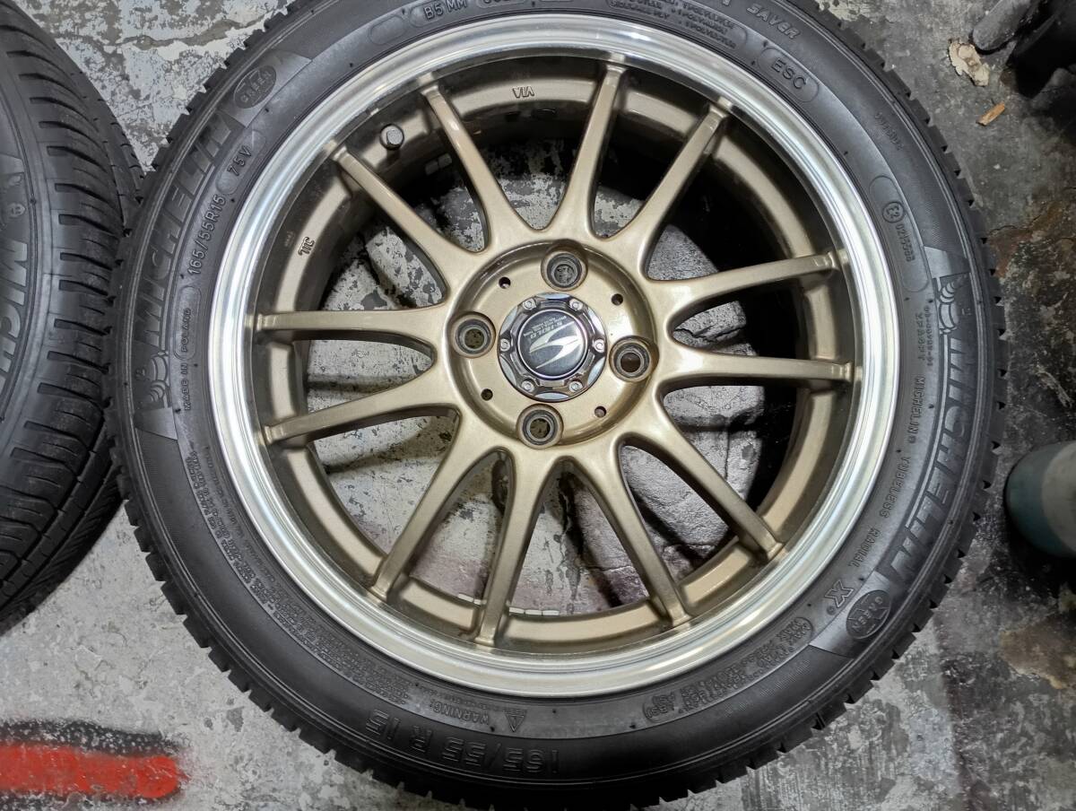 *S-HOLO 15X5J In45mm 4H100mm 165/55R15