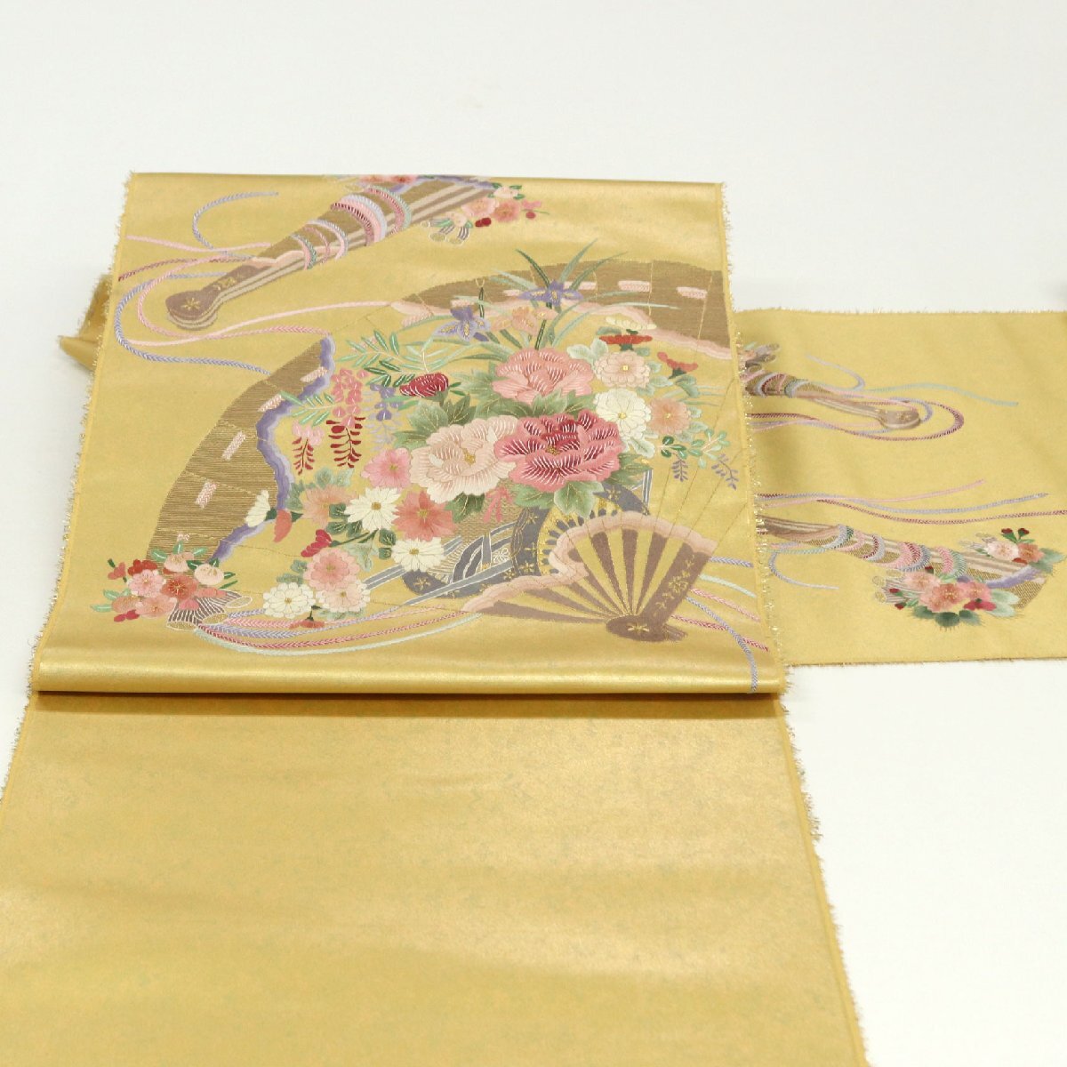 和遊館 OFK2174 豪華 蘇州刺繍 丸巻 袋帯_画像1