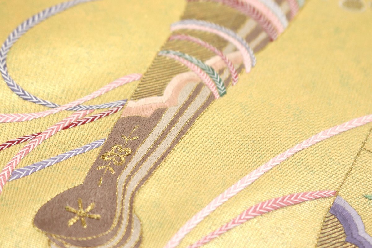 和遊館 OFK2174 豪華 蘇州刺繍 丸巻 袋帯_画像6