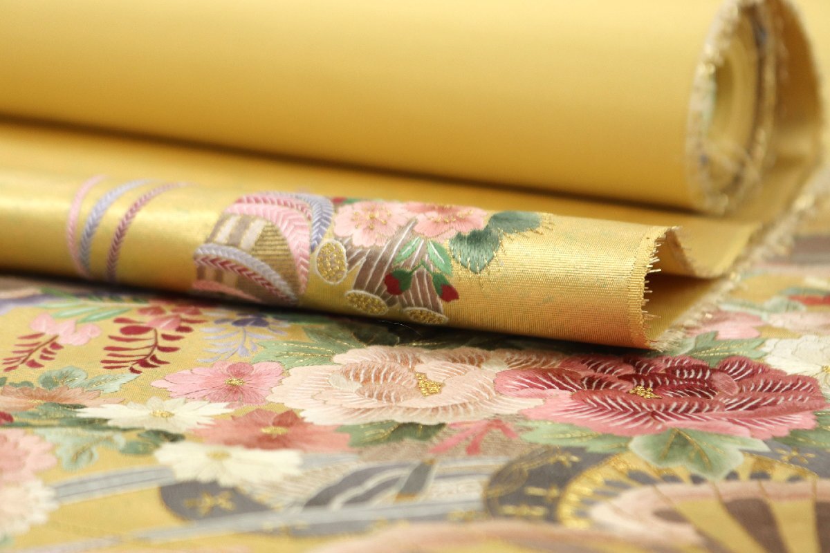 和遊館 OFK2174 豪華 蘇州刺繍 丸巻 袋帯_画像3