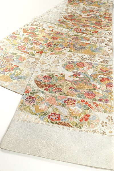 和遊館 OFK2070 西陣 橋本テル織物 高級 袋帯 桃山つづれ_画像1