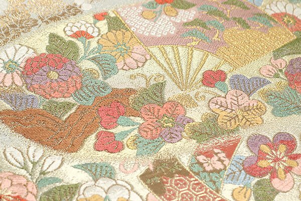 和遊館 OFK2070 西陣 橋本テル織物 高級 袋帯 桃山つづれ_画像4