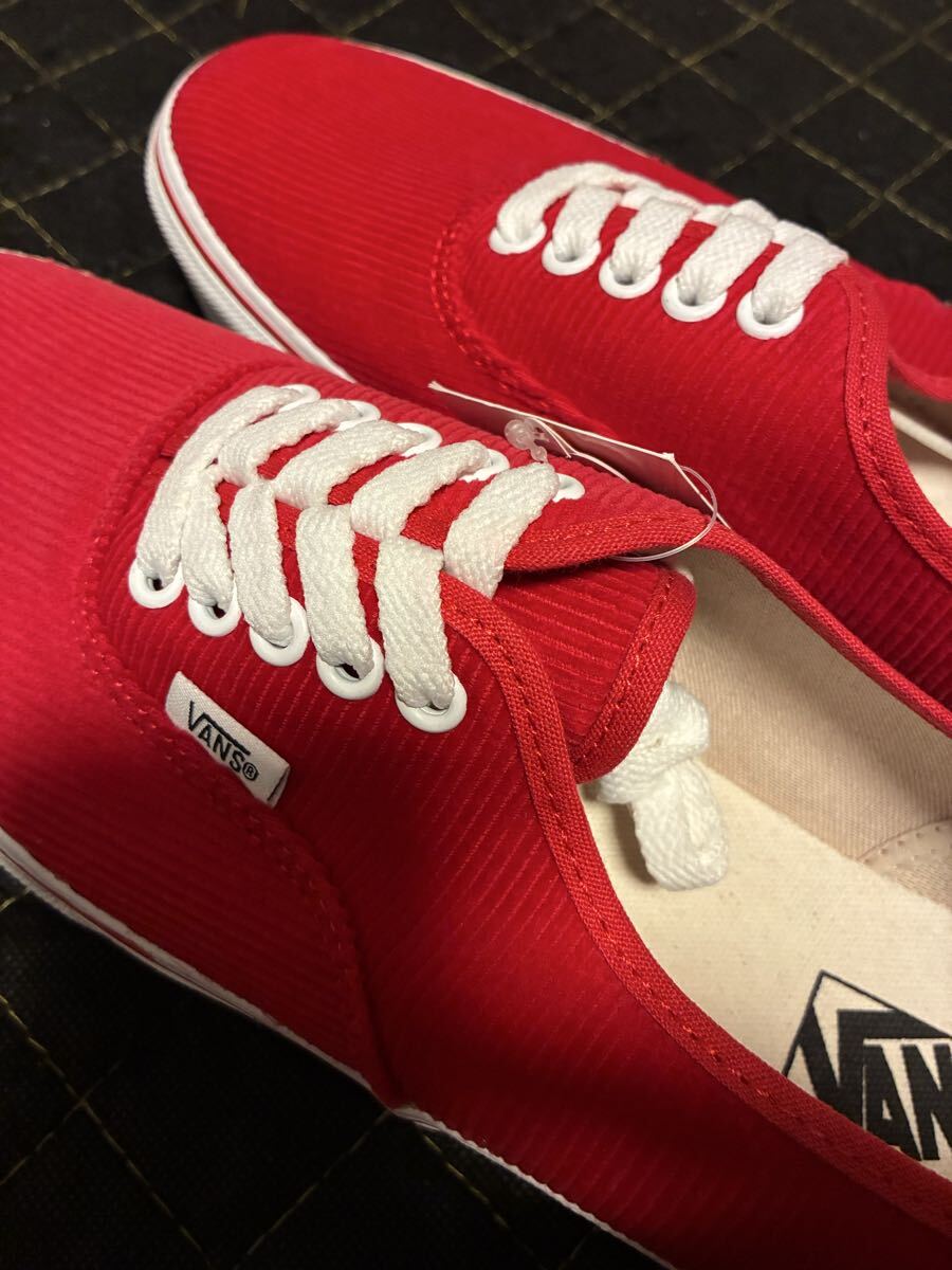 ★未使用品バンズ オーセンティック28センチ赤　VANS Authentic★送料無料_画像5