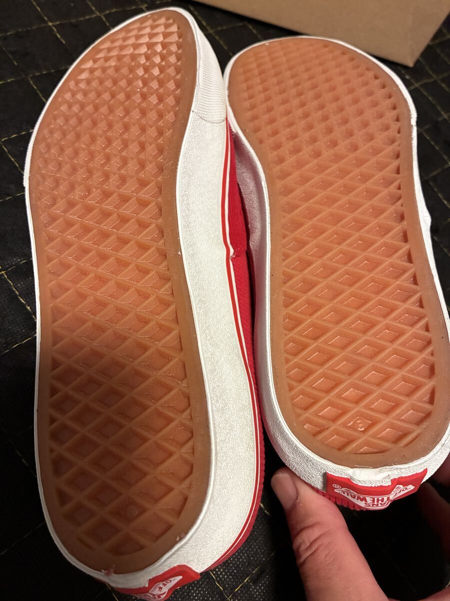 ★未使用品バンズ オーセンティック28センチ赤　VANS Authentic★送料無料_画像7