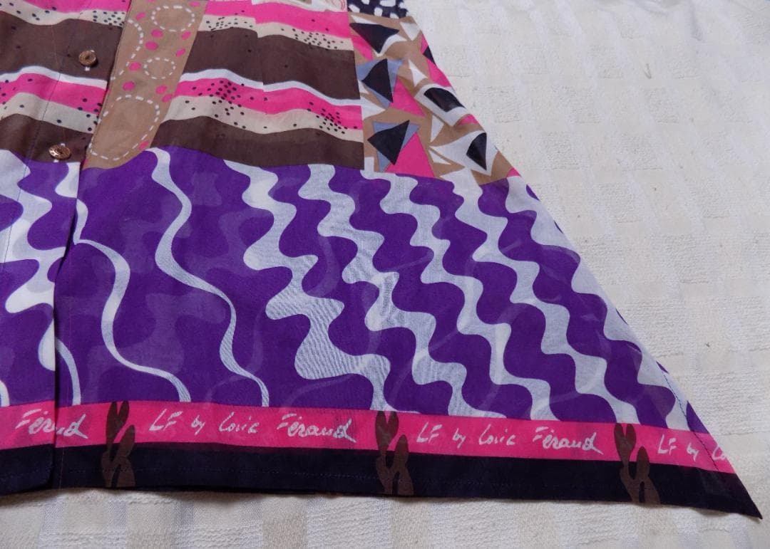 美品 LF BY LOUIS FERAUD　総柄チュニック 38_画像6