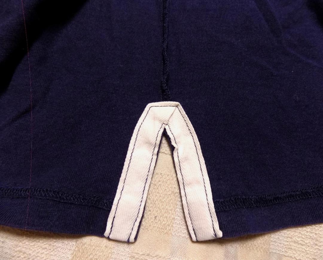 ラルフローレン CUSTOM FIT 左胸にワッペン　紺ポロシャツ XL_画像6