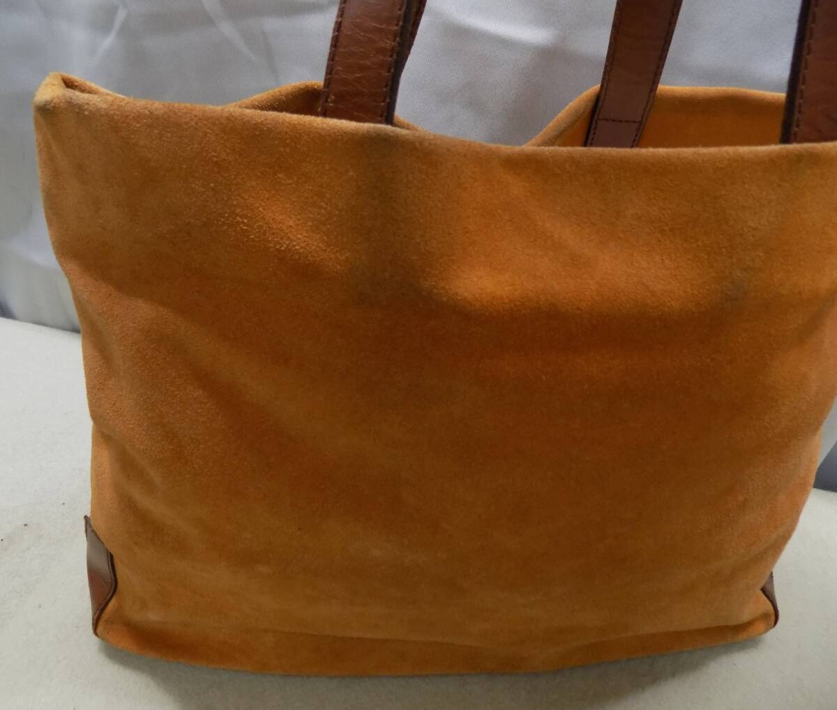 HIROFU ヒロフ　バックスキン＆革　トートバッグ　MADE IN ITALY_画像7