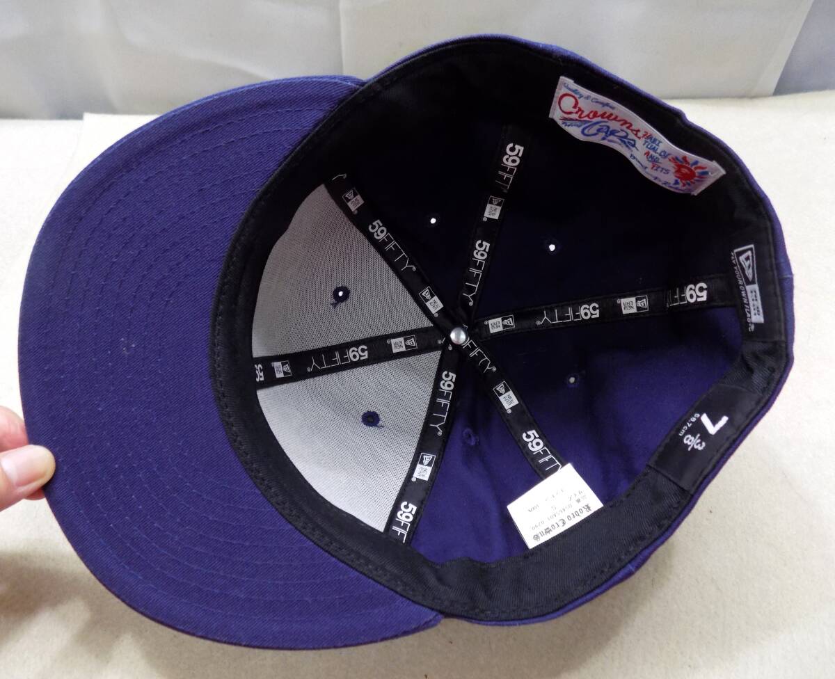 ニューエラ×ロデオクラウンズ　紺キャップ 7 3/8(58.7cm) ★START TO GREAT DAYS_画像6