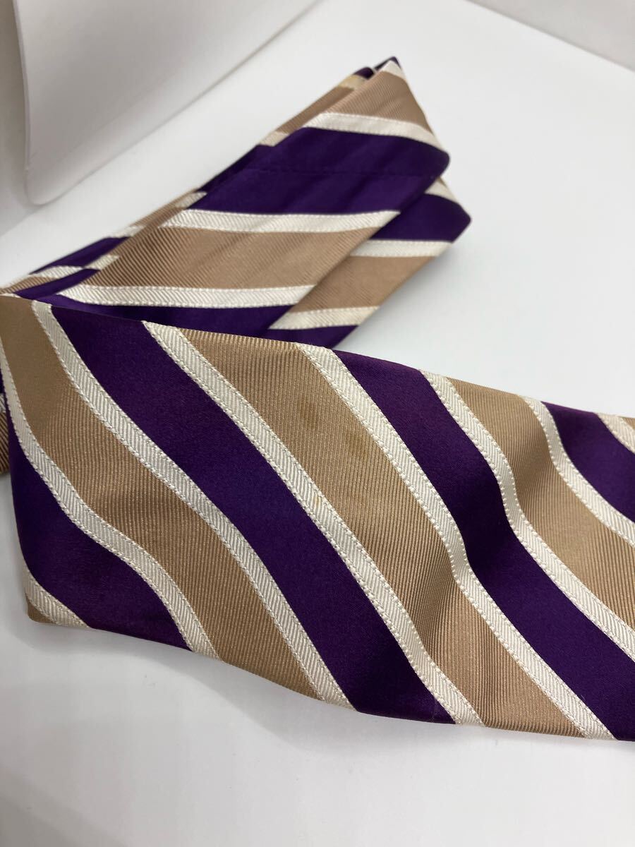 ★美品★ Brioni ブリオーニ　 ストライプ ネクタイ　 イタリア製_画像6