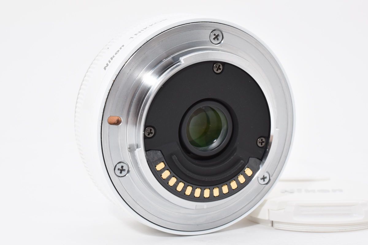 ニコン Nikon 1 NIKKOR 10mm F2.8 ホワイト ★前後キャップ付属★★ LL38#5711_画像7