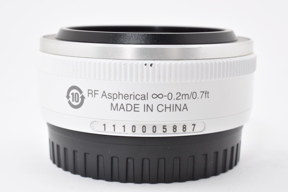 ニコン Nikon 1 NIKKOR 10mm F2.8 ホワイト ★前後キャップ付属★★ LL38#5711_画像9