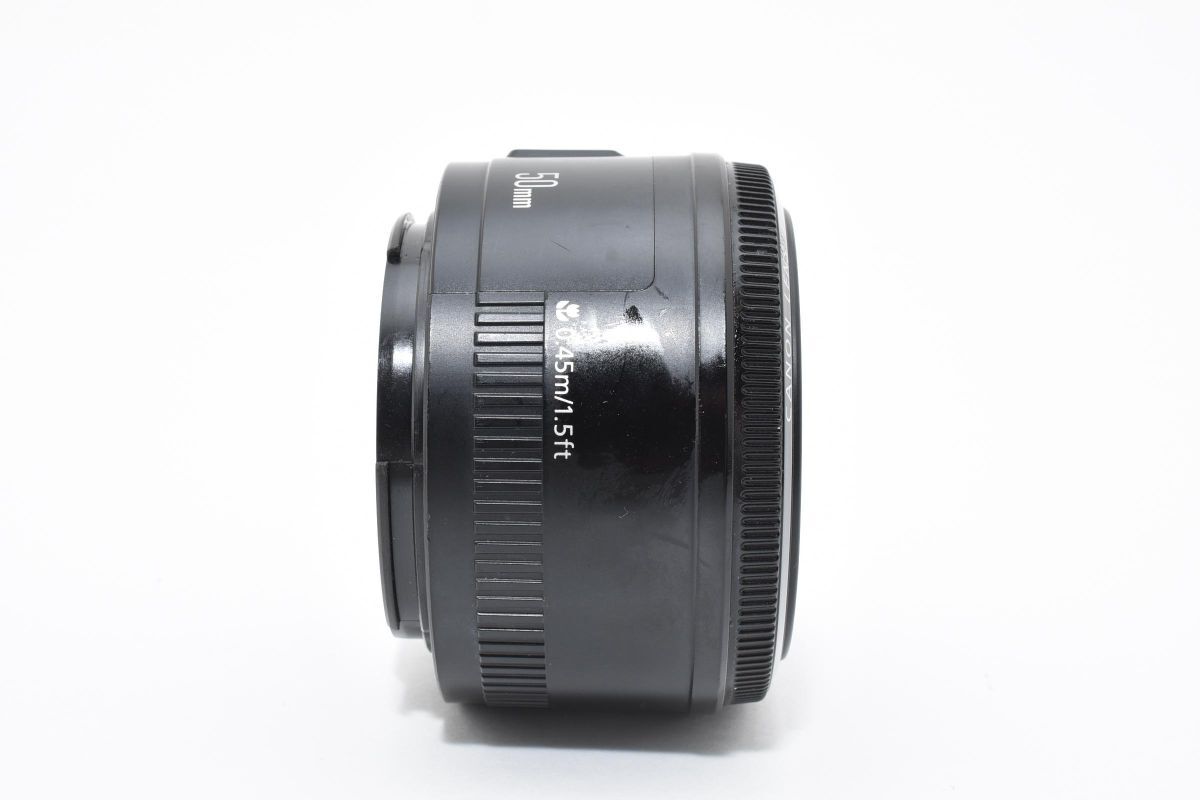 ★良品★キヤノン Canon EF 50mm F1.8 II《前後キャップ付属/動作品》★ LL22#5768_画像6