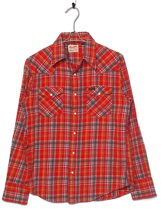 即決 Wrangler ラングラー ビエラ ウエスタンシャツ:SIZE=L_画像1