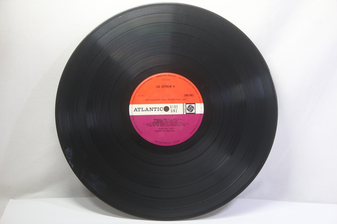 英LP Led Zeppelin Led Zeppelin III UK盤 英国盤 Stereo ステレオ 音飛び、ループあり レッドツェッペリン_画像8