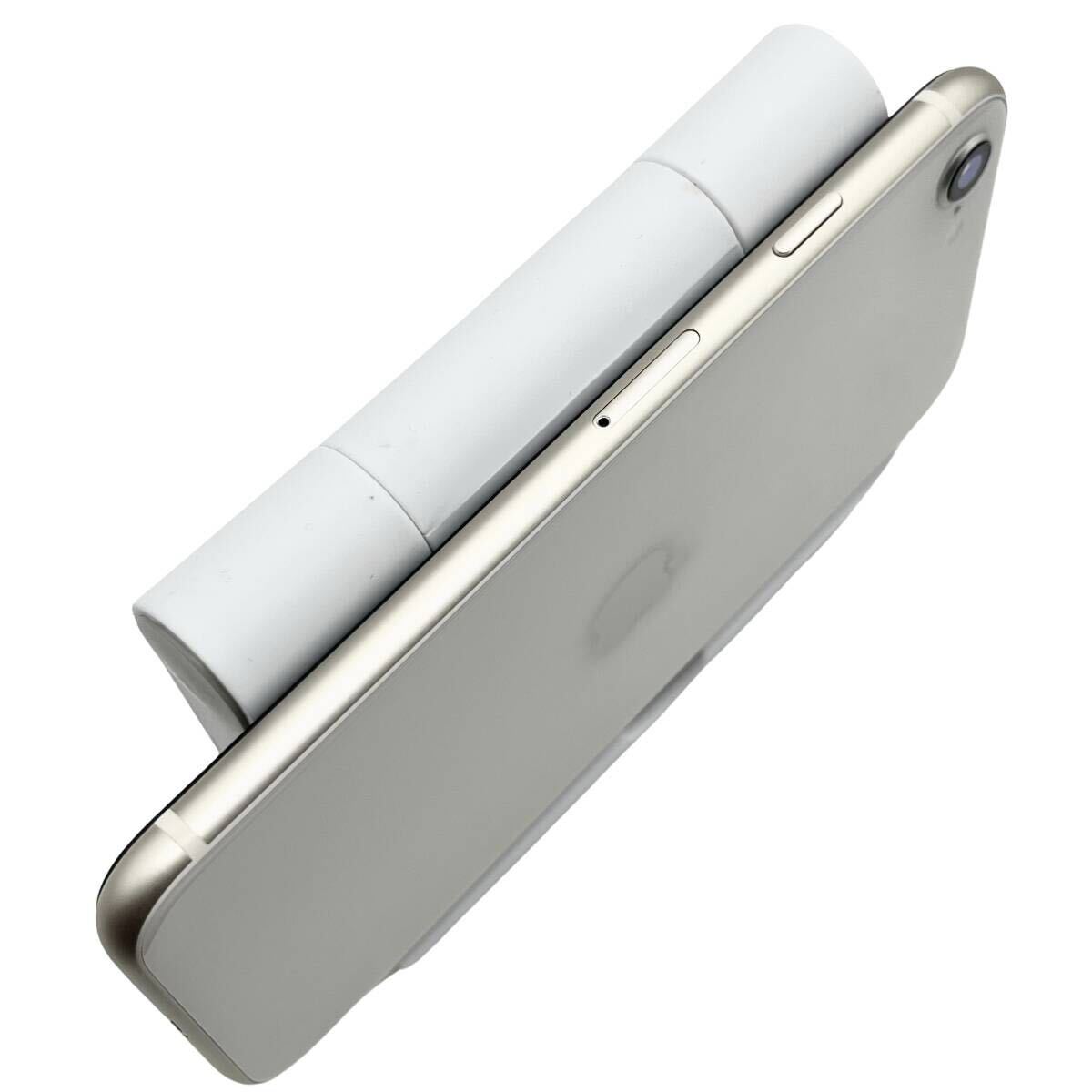 【在庫品】iPhone SE3 128GB　スターライト【バッテリー大容量100％】【SIMフリー】【国内・国際 利用可能】_画像6