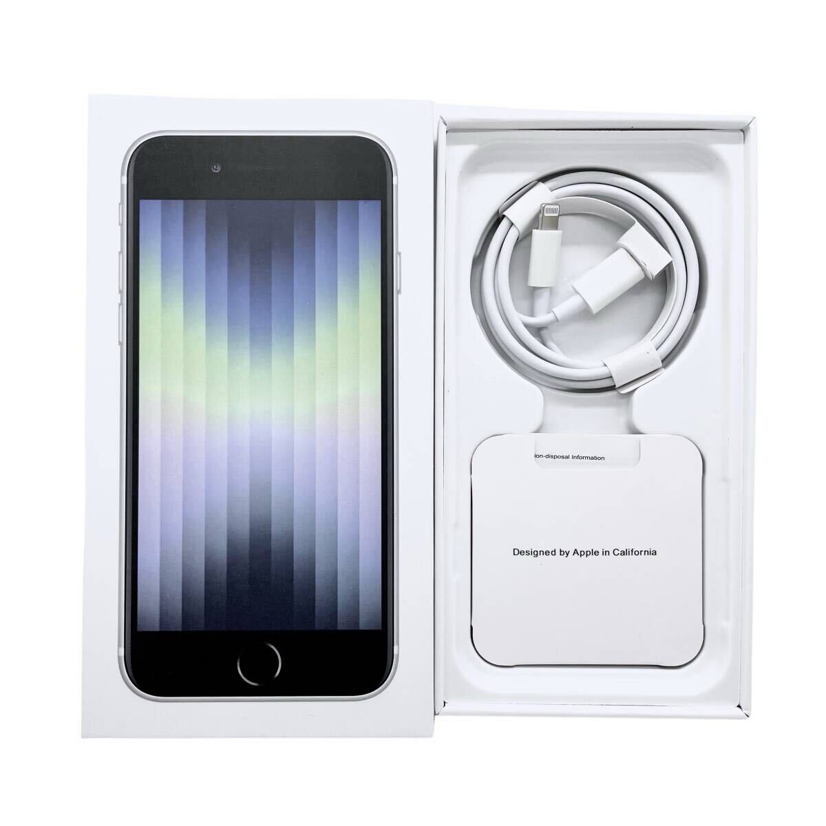 【在庫品】iPhone SE3 128GB　スターライト【バッテリー大容量100％】【SIMフリー】【国内・国際 利用可能】_画像7