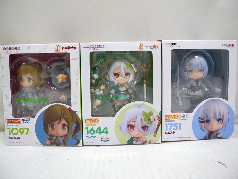 HK7021★ねんどろいど コッコロ/シエスタ/犬山あおい 箱入 フィギュア 3箱セット まとめ売り 開封済中古_画像1
