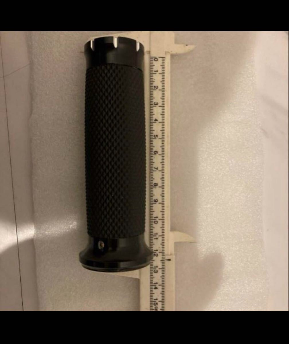 送料無料 即納 ハーレー ハンドル グリップ ツーリング ソフテイル ダイナ スポーツスター バガー 電子スロットル RSD ブラック_画像5