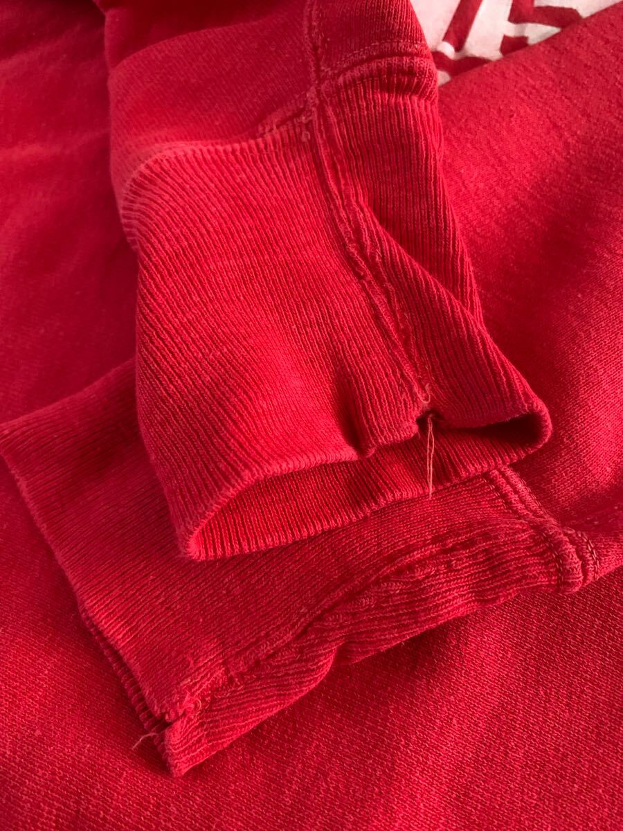 70’s 単色タグ　Champion REVERSE WEAVE スウェット チャンピオン リバースウィーブ 赤_画像5