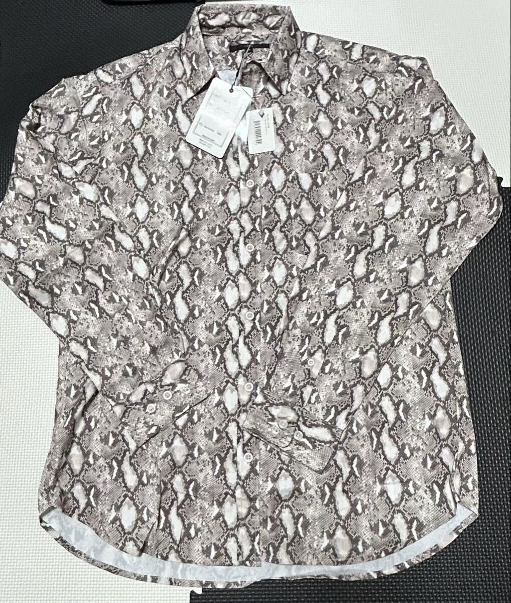 ciao チャオ　長袖 シャツ　パイソン　新品　Mサイズ　_画像1