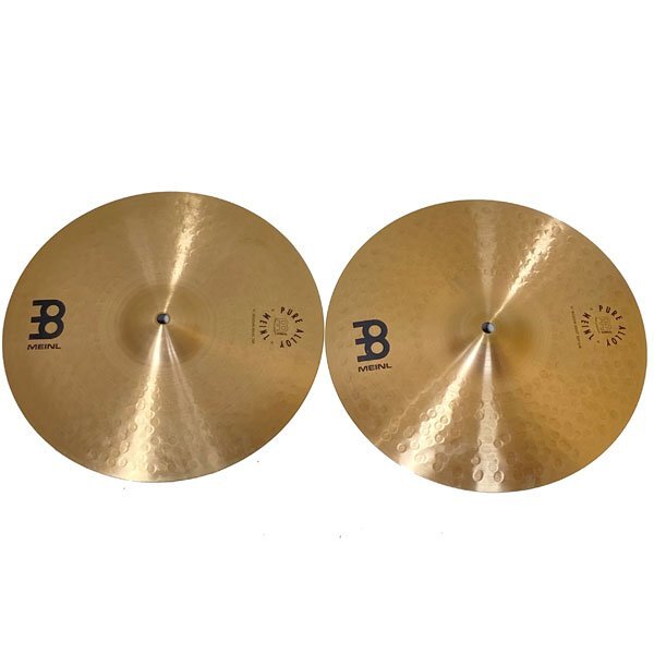 MEINL MEDIUM HIHAT PA14MH 14インチ ハイハットシンバル TOP&BOTTOM_画像1
