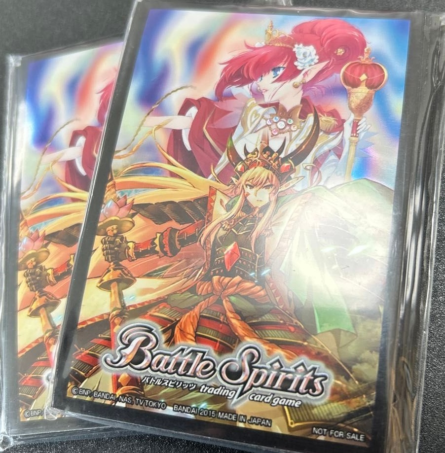 バトルスピリッツ　プロモ　スリーブ　イベント限定　覇王編 マナカ＆ケイ スリーブ　サプライ　20枚×２セット　未開封_画像1