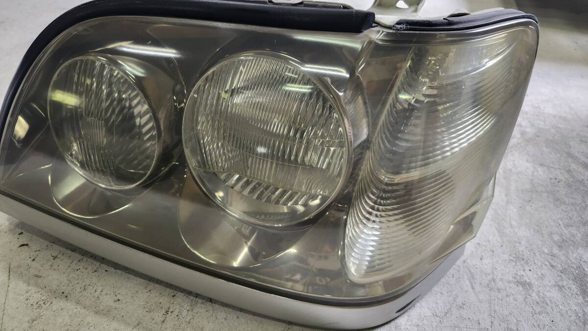 KAOC~M緑★H12 17クラウン エステート アスリートG★純正 ヘッドライト左右セット★ヘッドランプ★GH-JZS175W/TOYOTA/部品取り車_画像4