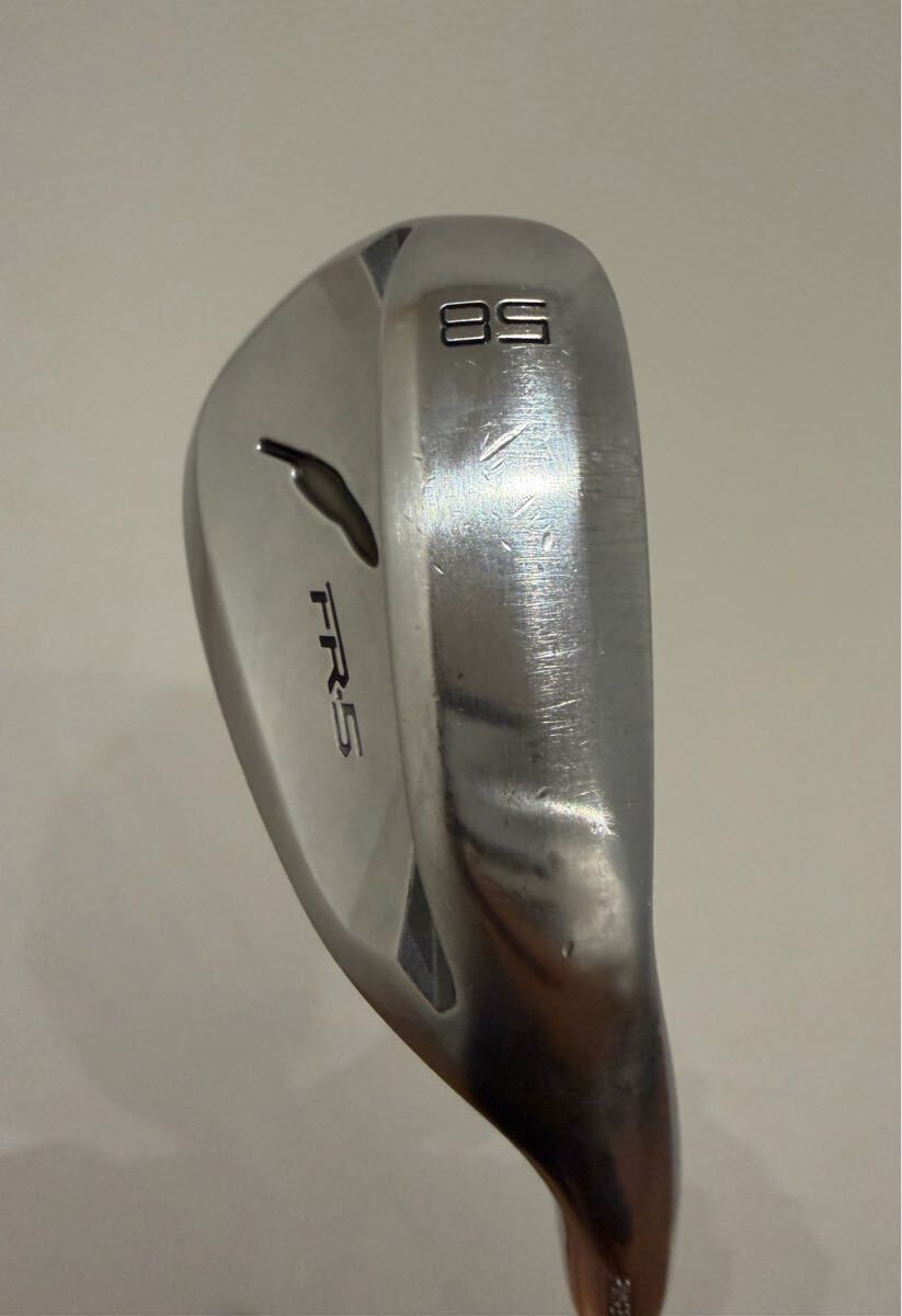 FOURTEEN フォーティーン FR-5 ウェッジ パールサテン仕上げ 58° 純正シャフト N.S.PRO TS-114 中古_画像3