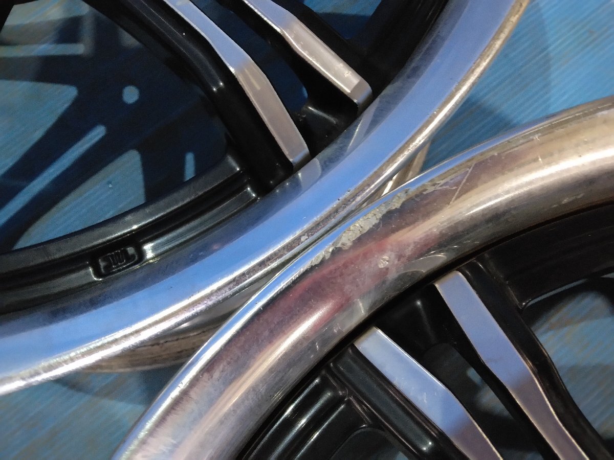 WORK SCHWERT 17×7JJ +42 4H-100PCD アクア/ヴィッツ/キューブ/ノート/フィット 等に ※個人宅配送不可_画像4