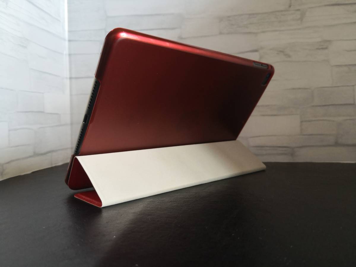 ( тонкий легкий ) iPad min5/mini4 совместного пользования красный кожа Smart кейс