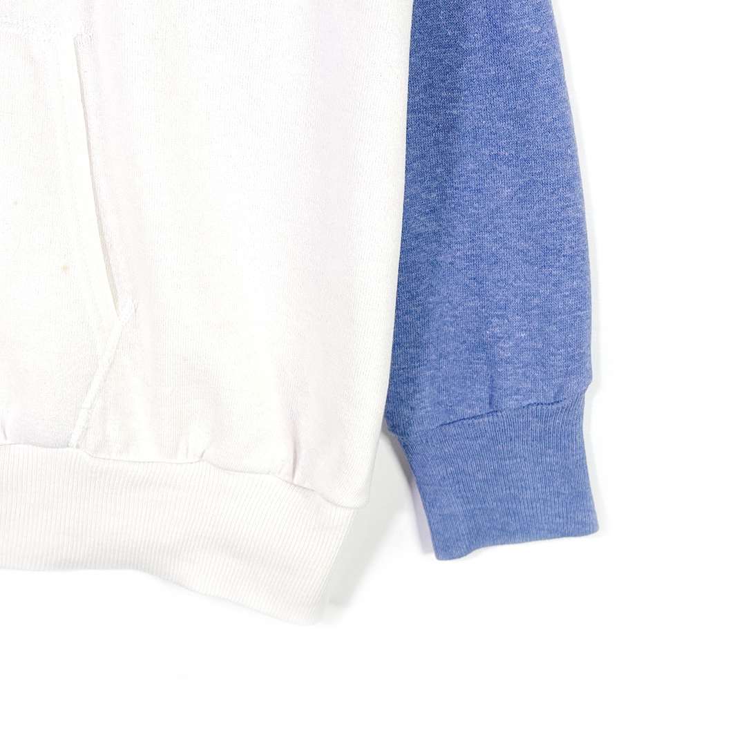 70's Vintage USA製 NIKE スウェットフーディ 70s USA製 NIKEナイキ ツートン スウェットパーカー 杢グレー×黒