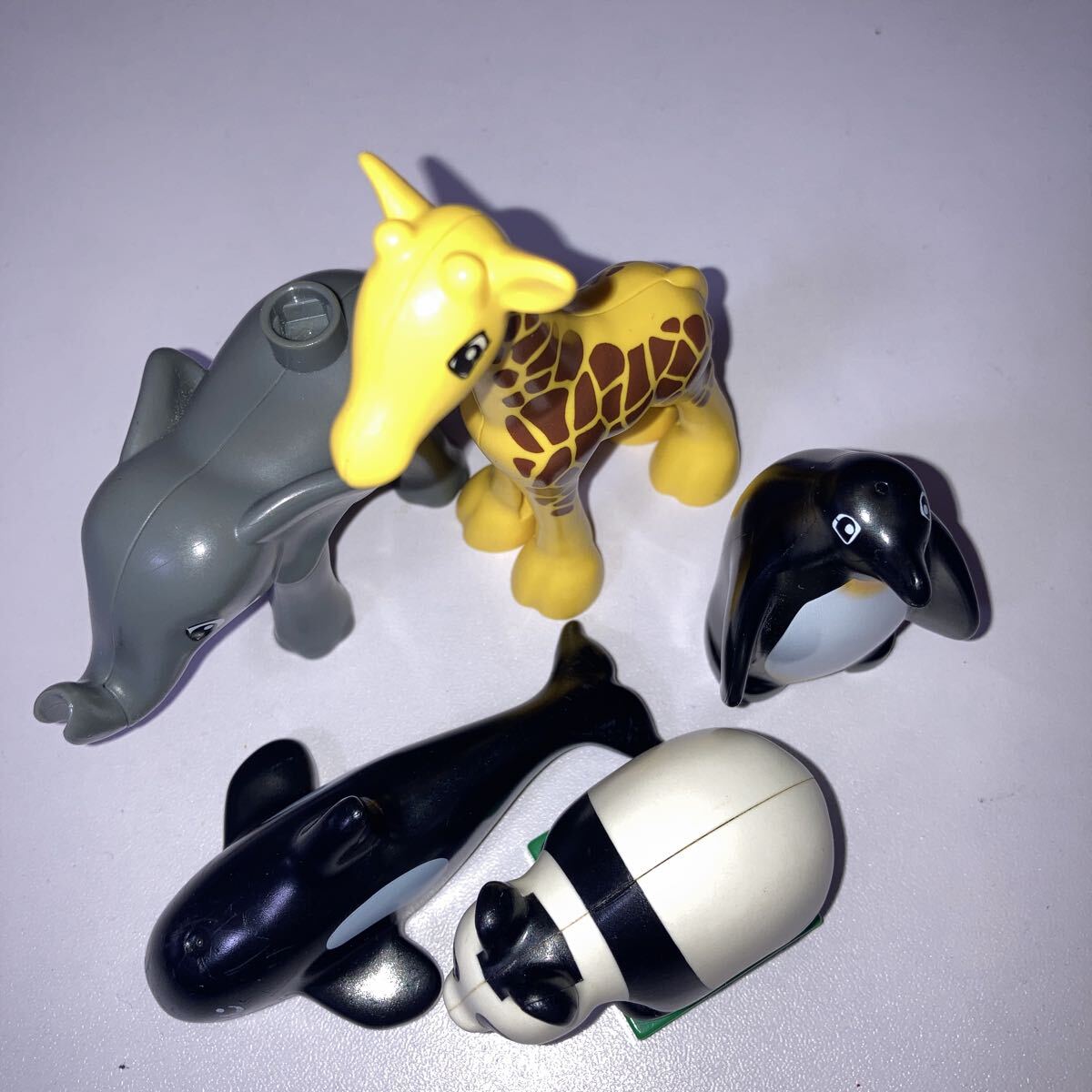 レゴ デュプロ 動物 セット ゾウ キリン パンダ ペンギン シャチ_画像2