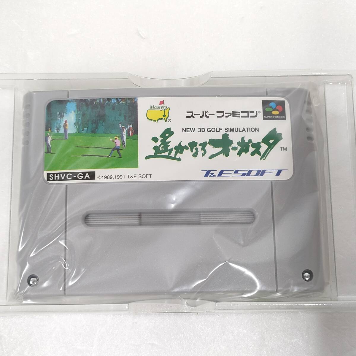 S55【未使用品】遙かなるオーガスタ  スーパーファミコン ソフト SFC 当時物 デッドストック_画像5