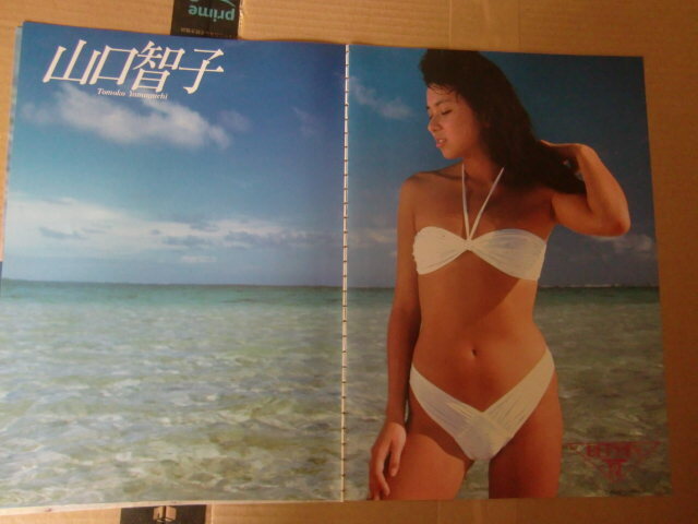1986年 ハイレグ ビキニ 山口智子 東レ キャンギャル 切り抜き 4ページ_画像2