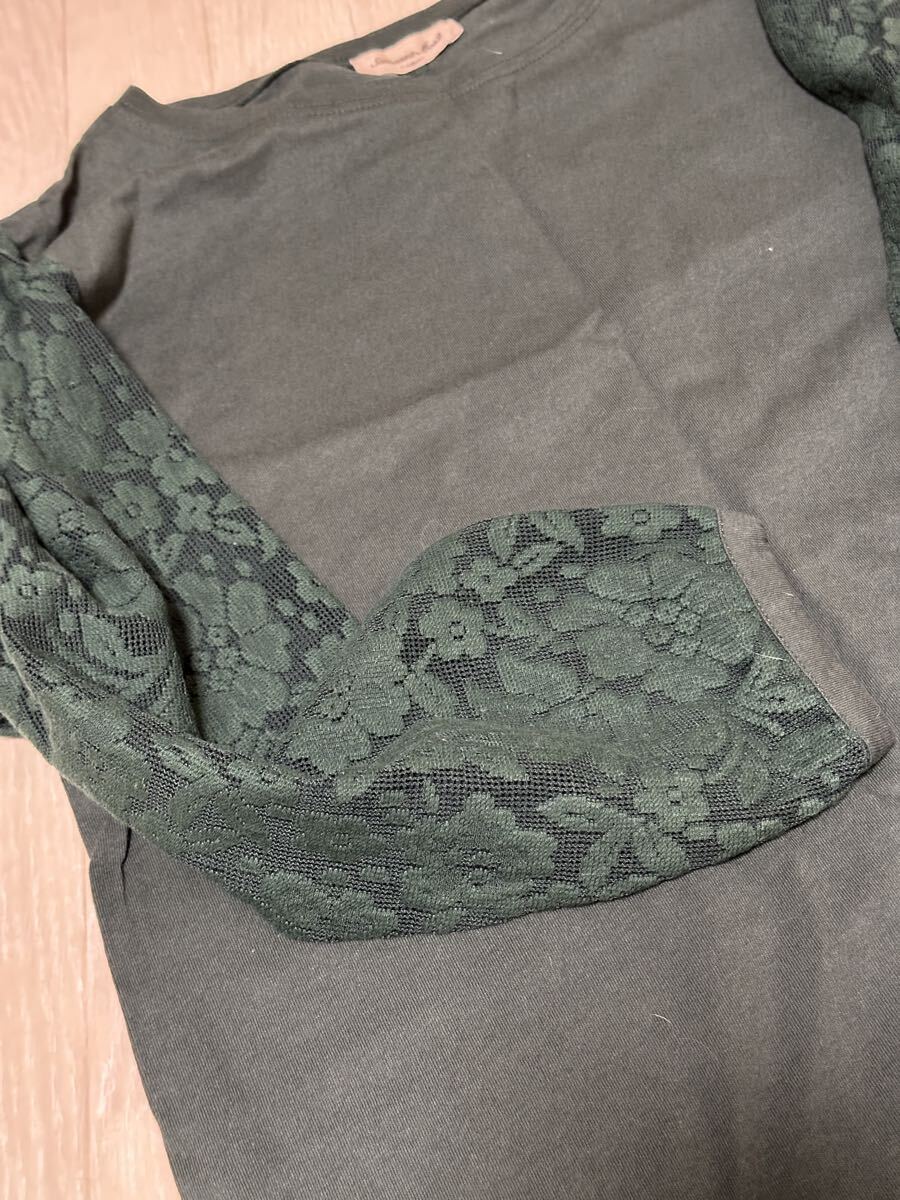 サマンサモスモス 袖レースが女の子らしいカットソー_画像5