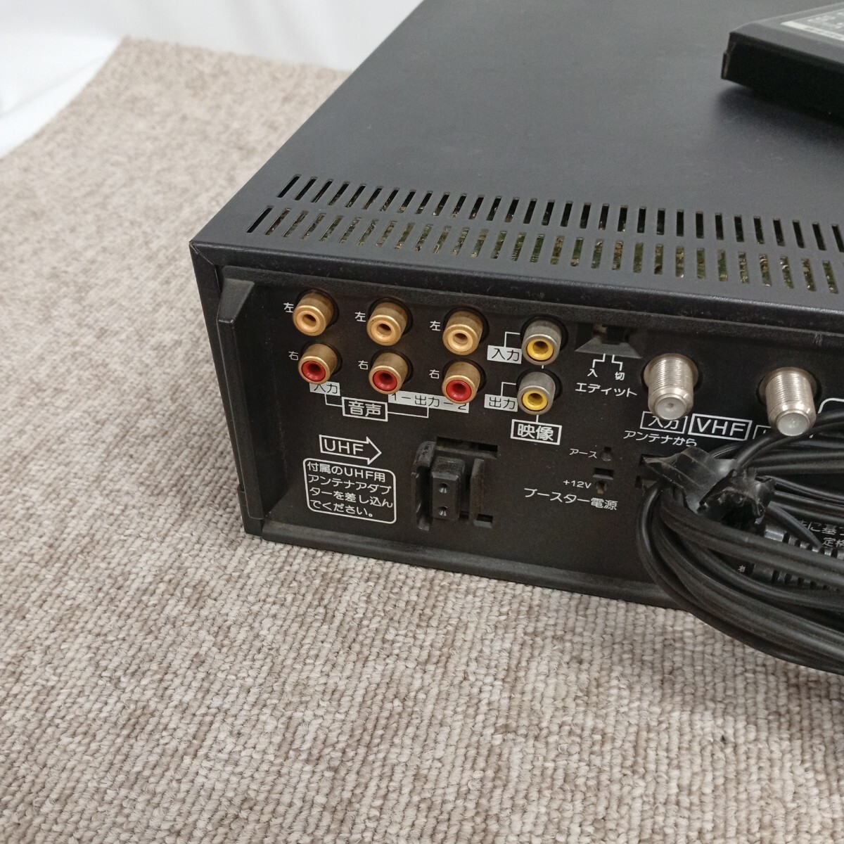 usB-668 HITACHI 日立 VT-2900 DX5 High Quality Hi-Fi ビデオテープレコーダー 通電不可 ジャンク品_画像8