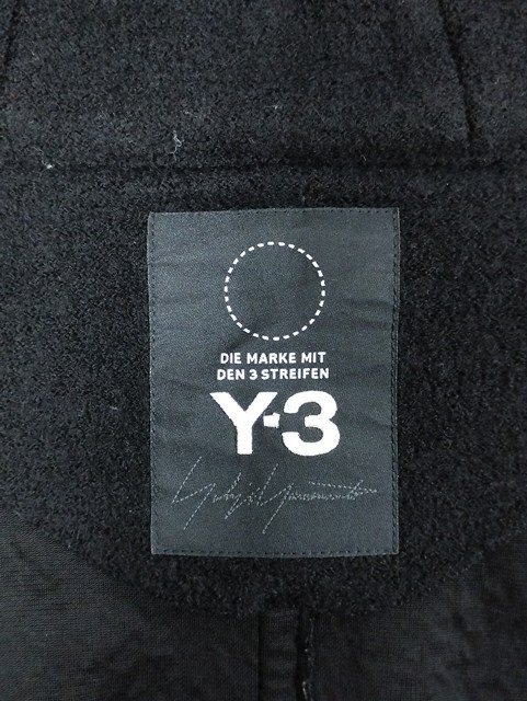 G593c [秋冬][人気] Y-3 ワイスリー フーデッドコート XS ブラック DP0735 ジップアップ | アウター G_画像3