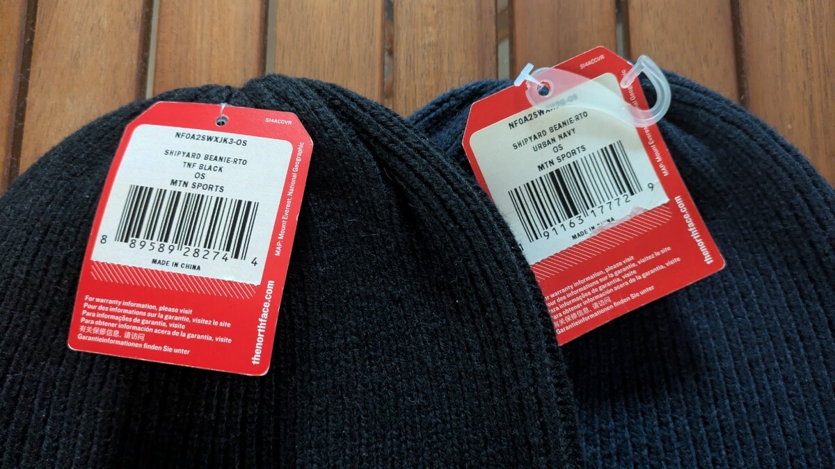 ノースフェイス ニットキャップ 2色セット 日本未発売 ニット帽_画像5