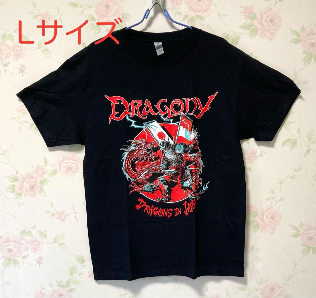 DRAGONY 初来日 Tシャツ Lサイズ ドラゴニー シンフォミックパワーメタル オーストリア ライブT_画像1