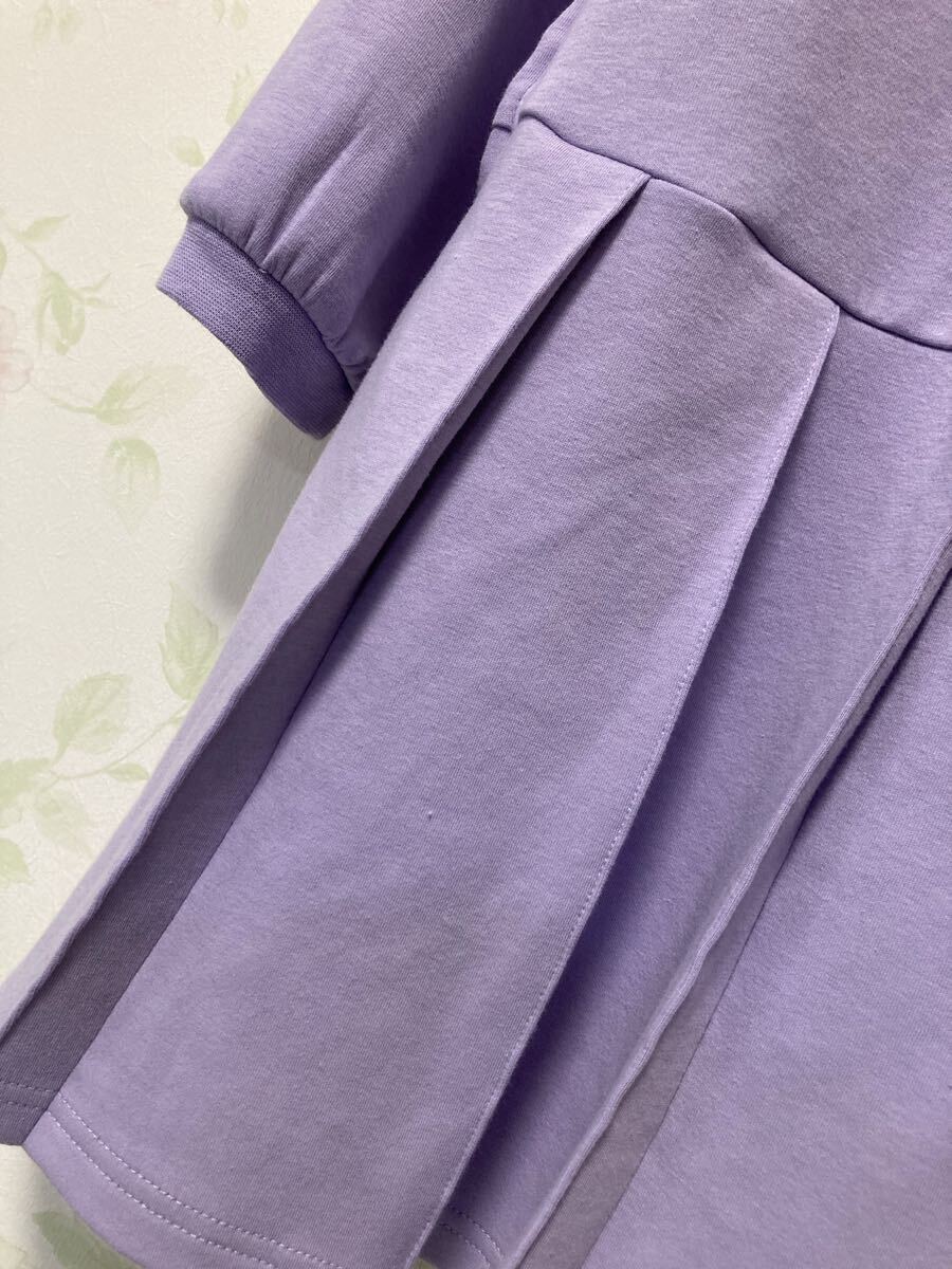 any FAM サンリオキャラクターズ セーラーカラーワンピース 140サイズ ラベンダー クロミ エニィファム コラボ_画像5