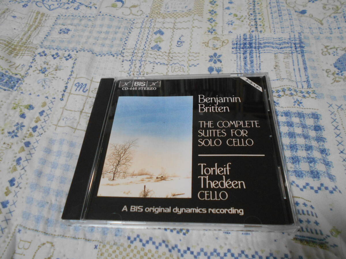 CD　トルレイフ・テデーン　ブリテン：無伴奏チェロ組曲第1番 - 第3番（テデーン）_画像1