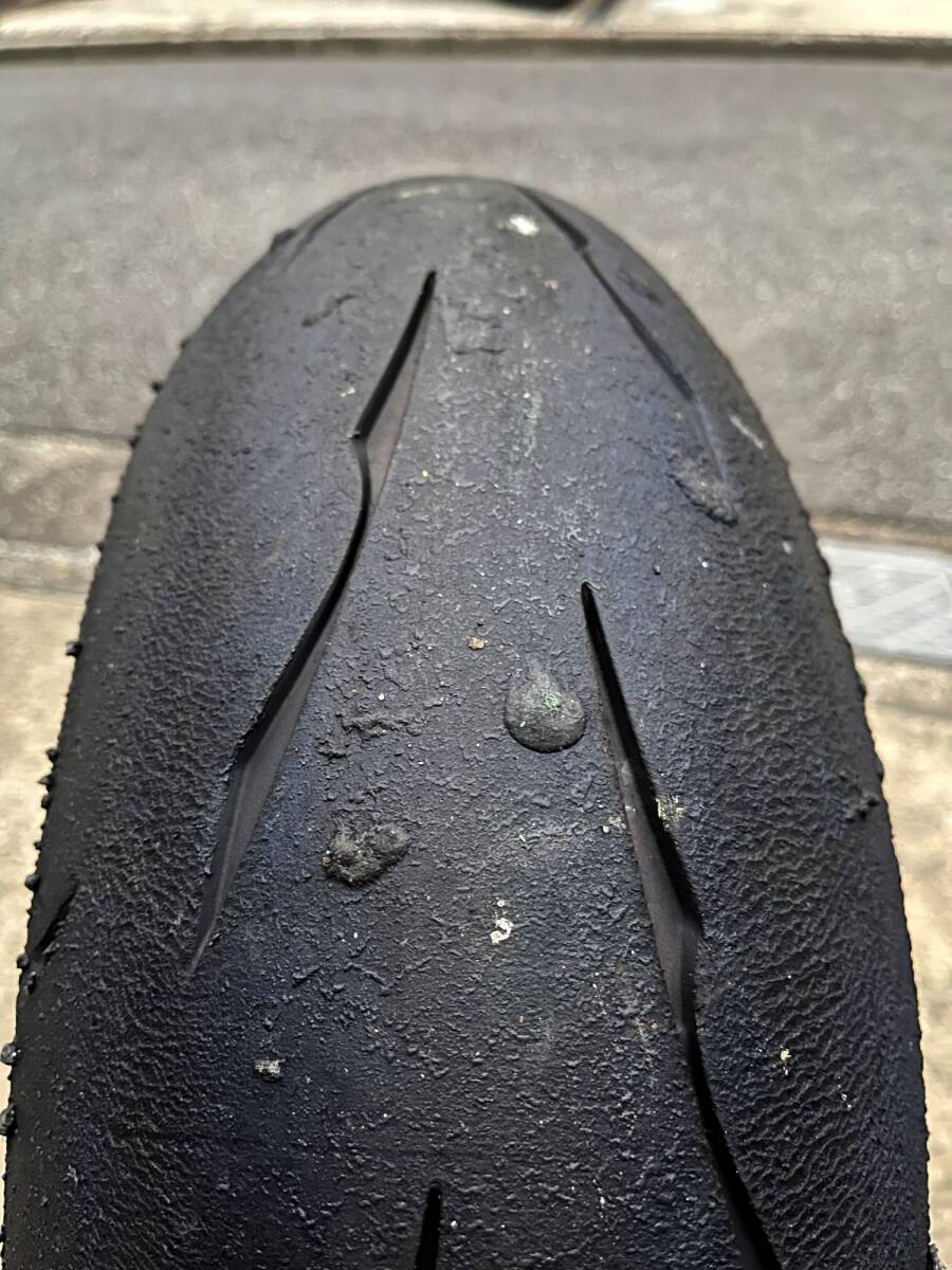 ブリジストン　BRIDGESTONE　バトラックス　R11　ST600　120/600R/17 180/640R/17　前後セット　中古⑤_画像3