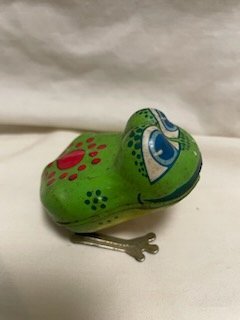 *...FROGzen мой Showa Retro жестяная пластина сделано в Японии фигурка текущее состояние товар 