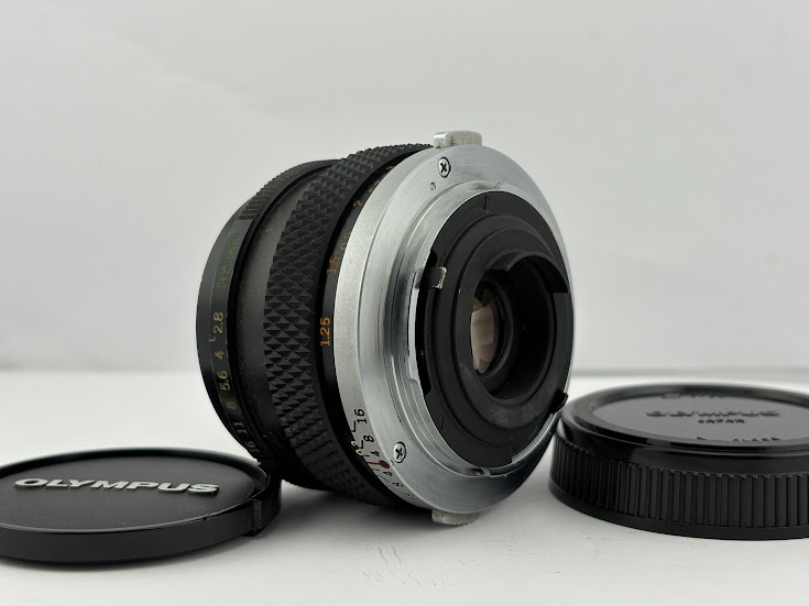 ★美品★ オリンパス OLYMPUS OM-SYSTEM G.ZUIKO AUTO-W 35mm F2.8 ★前後キャップ付き★ #1021-5_画像5