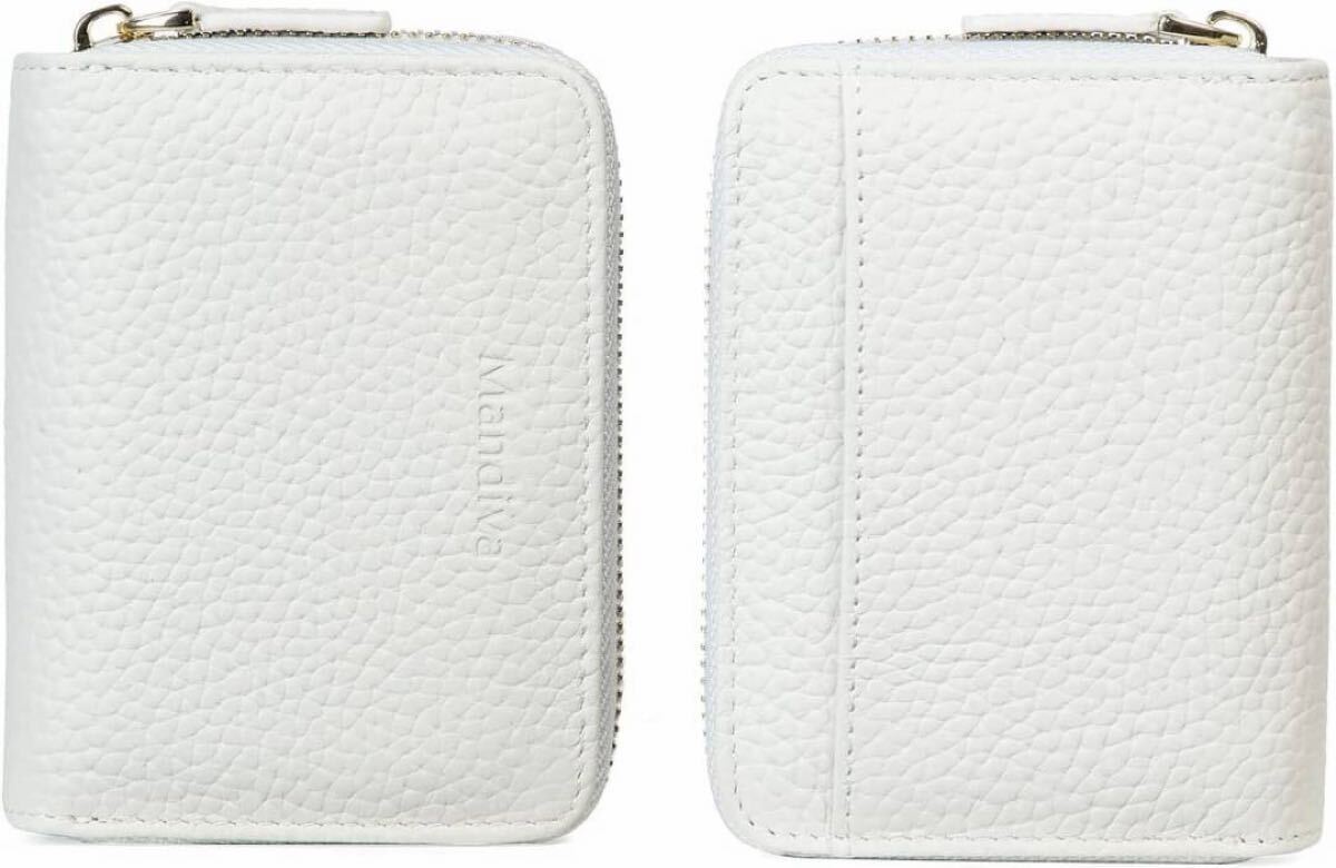 ミニ財布 カードケース レディース 本革 スキミング防止 コインスルー 小銭入れ カードケース ミニ財布 牛革_画像10