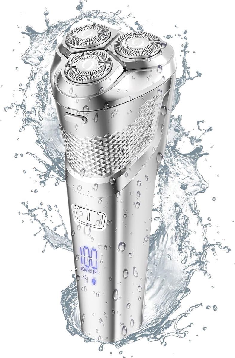 ラスト1点！シェーバー 電動シェーバー 電気シェーバー 乾湿両用 お風呂剃り ミニ 軽量 メンズ 回転式 深剃り_画像10