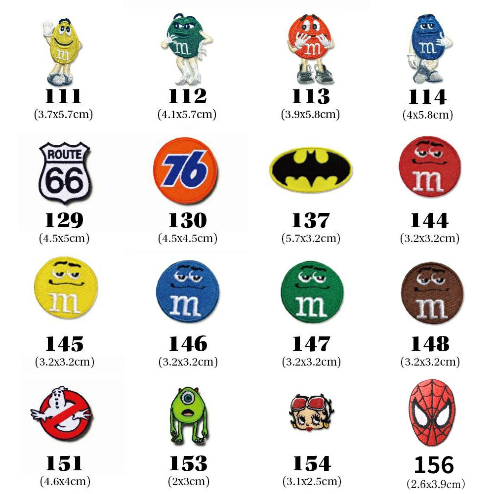 【出店10周年記念 追跡メール便 送料無料】えらべるミニワッペン 5枚set 手芸 パッチワーク アメ雑 アメリカン雑貨_画像2