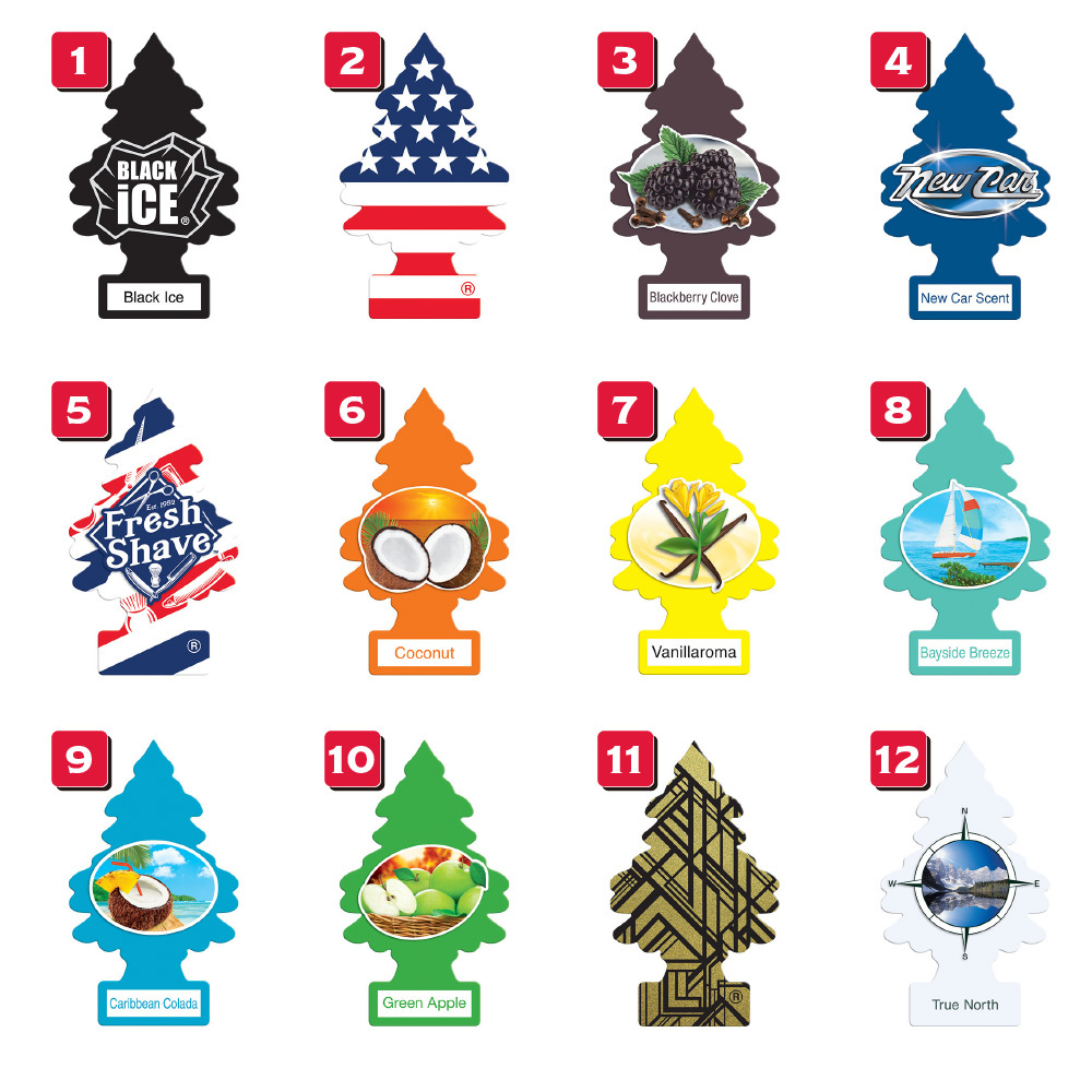 【出店10周年記念 追跡メール便 送料無料】えらべるリトルツリー 6枚セット / Little Trees リトルツリー アメリカン雑貨_画像1