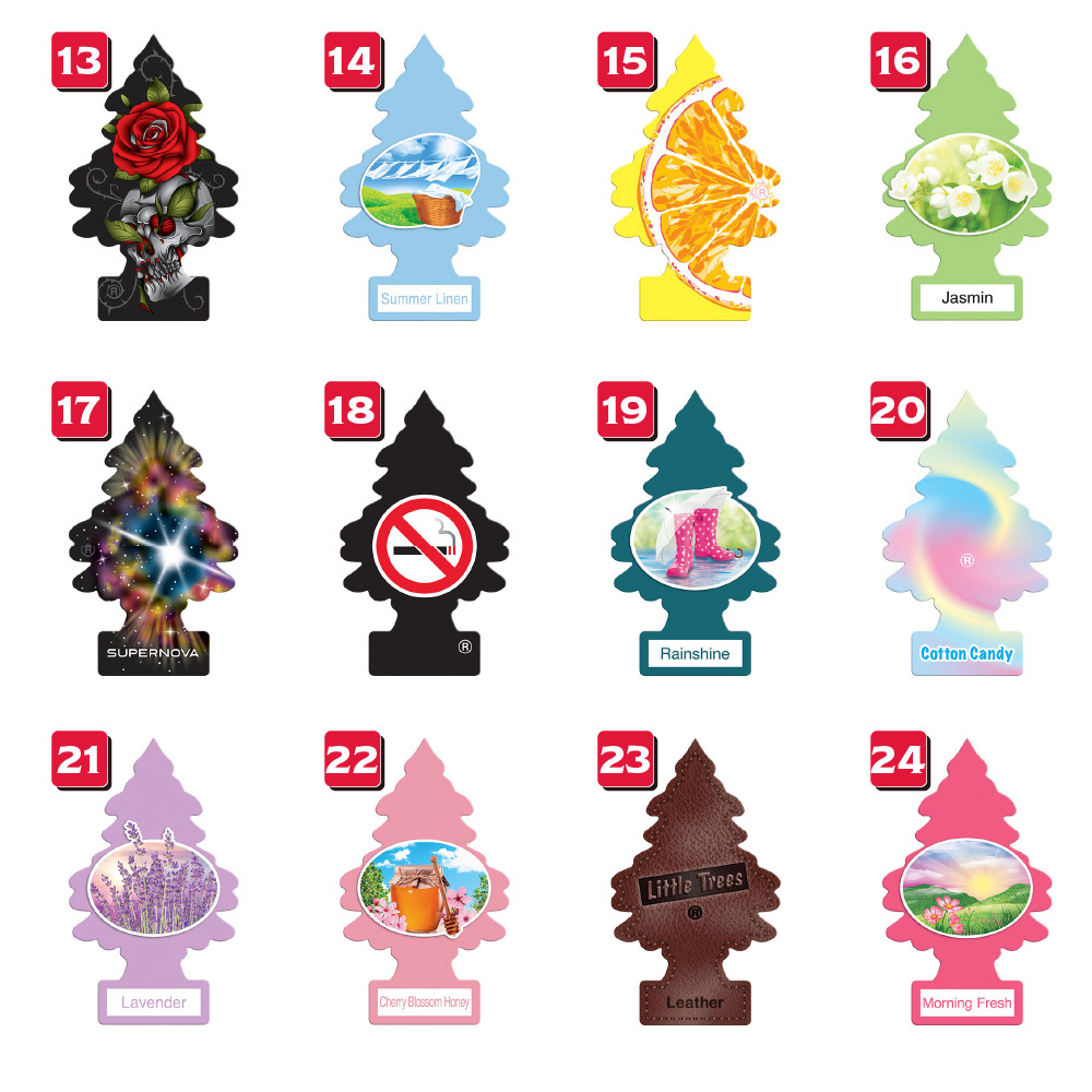 【出店10周年記念 追跡メール便 送料無料】えらべるリトルツリー 6枚セット / Little Trees リトルツリー アメリカン雑貨_画像2